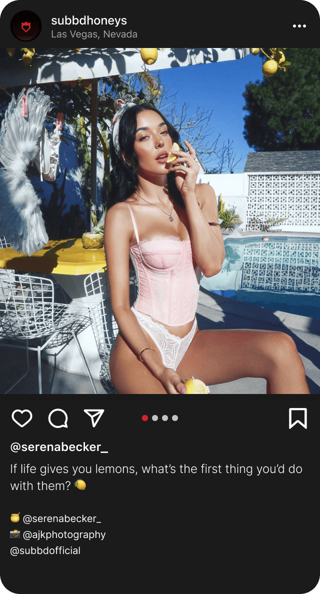 Photoshoots section image 